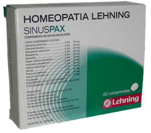 Imagem de HOMEOPATIA LEHNING SINUSPAX 60 COMP.